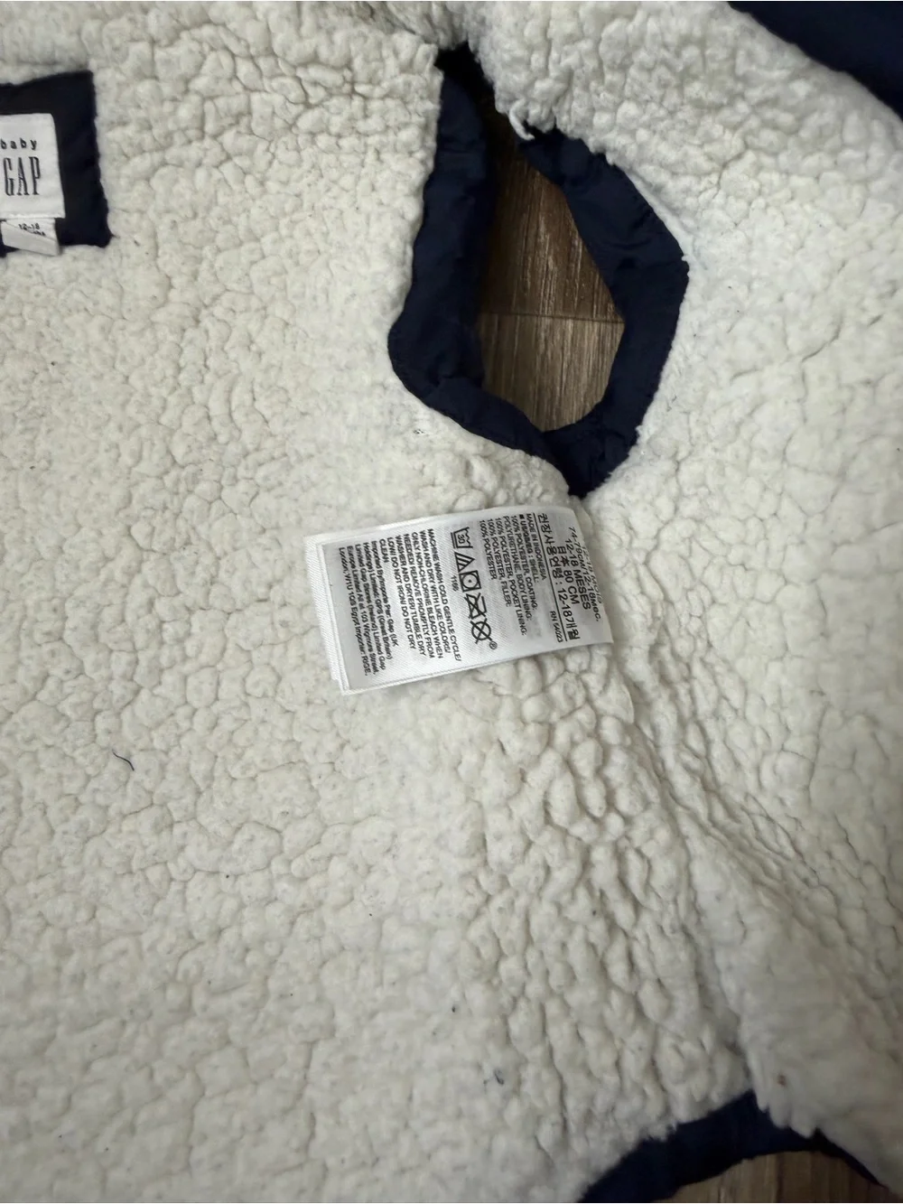 GAP Navy Quilted Puffer Vest for Kids